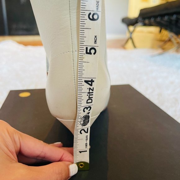 Laurence Dacade Stella Leather Ankle Boot, Off White - Picture 4 of 6